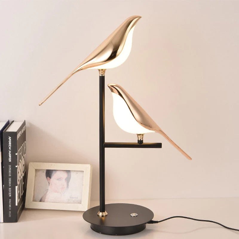 LED Table Lamp with Postmodern Bird Design – Elegant Bedside or Desk Lamp for Versatile Room Lighting 2