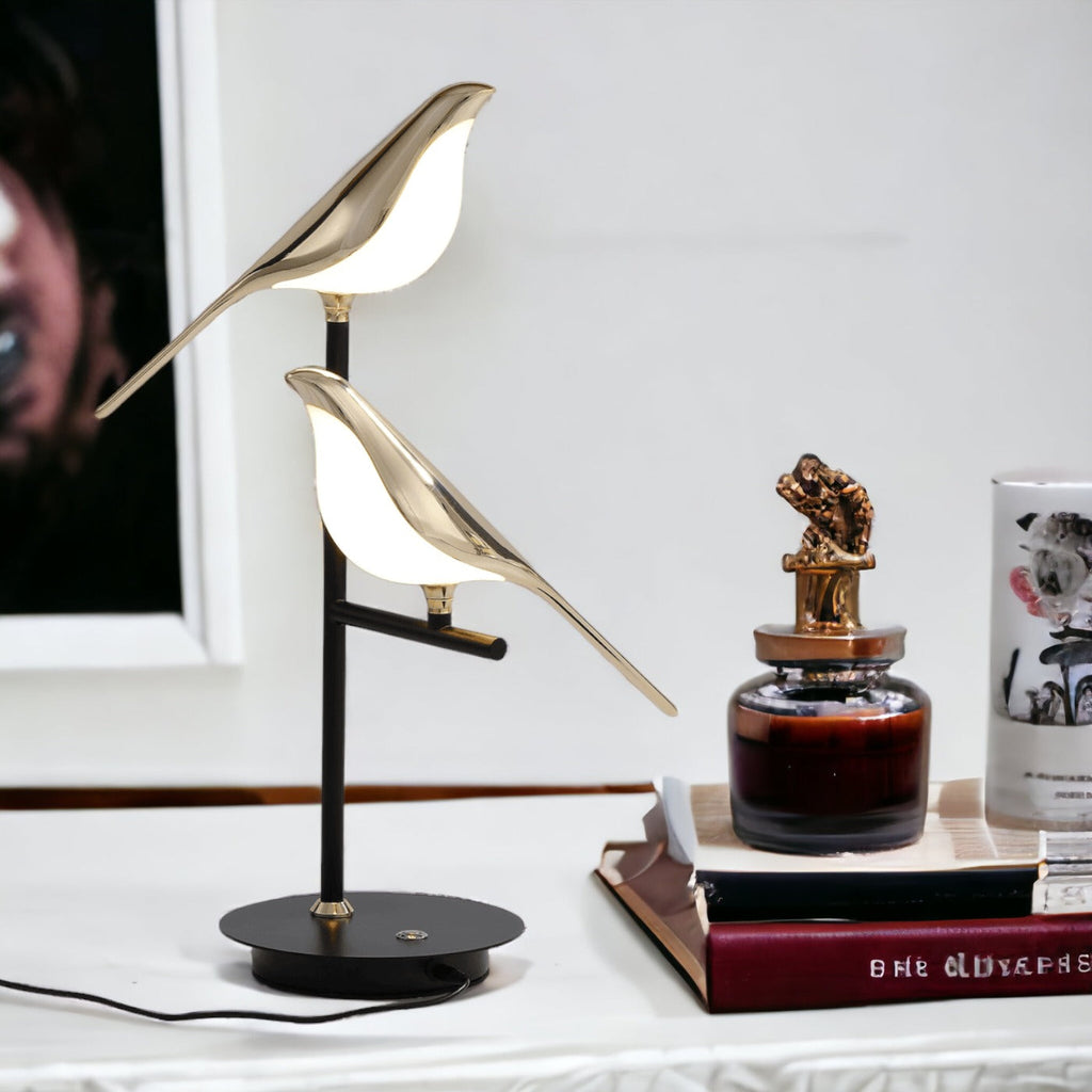 LED Table Lamp with Postmodern Bird Design – Elegant Bedside or Desk Lamp for Versatile Room Lighting 4