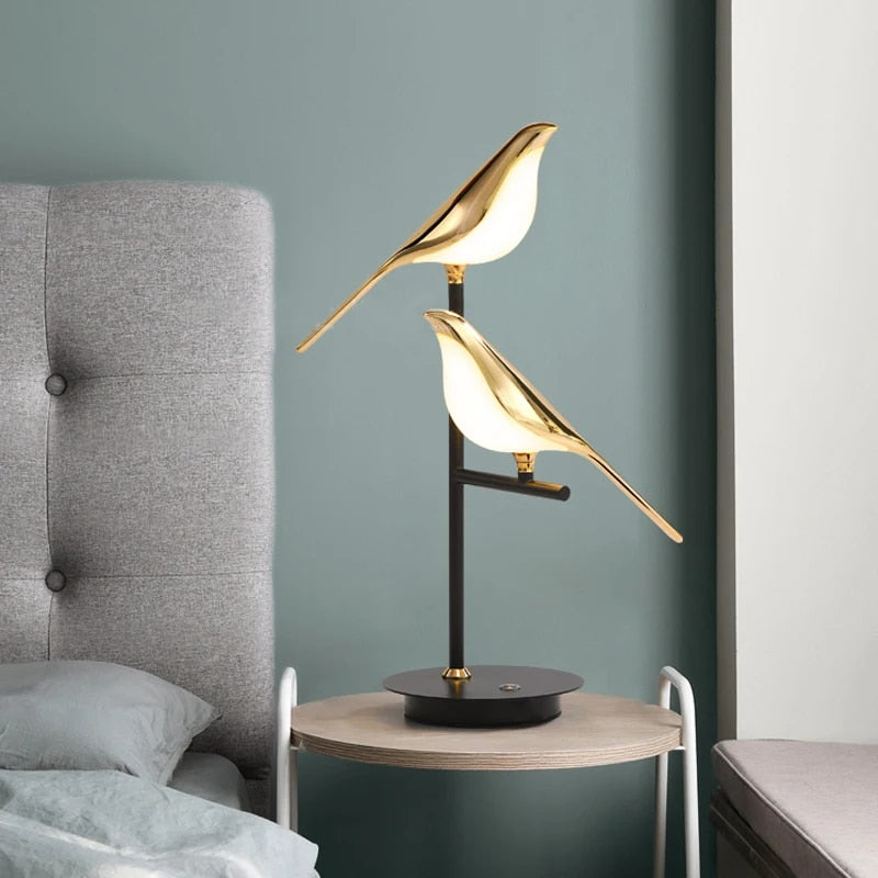 LED Table Lamp with Postmodern Bird Design – Elegant Bedside or Desk Lamp for Versatile Room Lighting 7