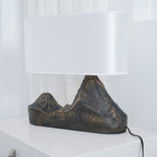 Landscape Table Lamp Resin Finish Unique Design Indoor Use 8