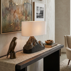 Landscape Table Lamp Resin Finish Unique Design Indoor Use 99