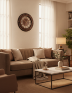 Large Baroque Wall Clock Decor with Roman Numerals – 12 Inch Antique Gold Design 7