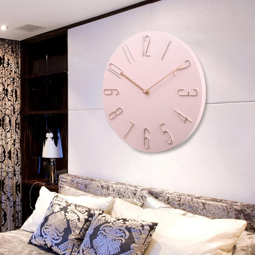 Large Black Wall Clock – Modern Minimalist Design with Silent Quartz Mechanism for Home Decor 1