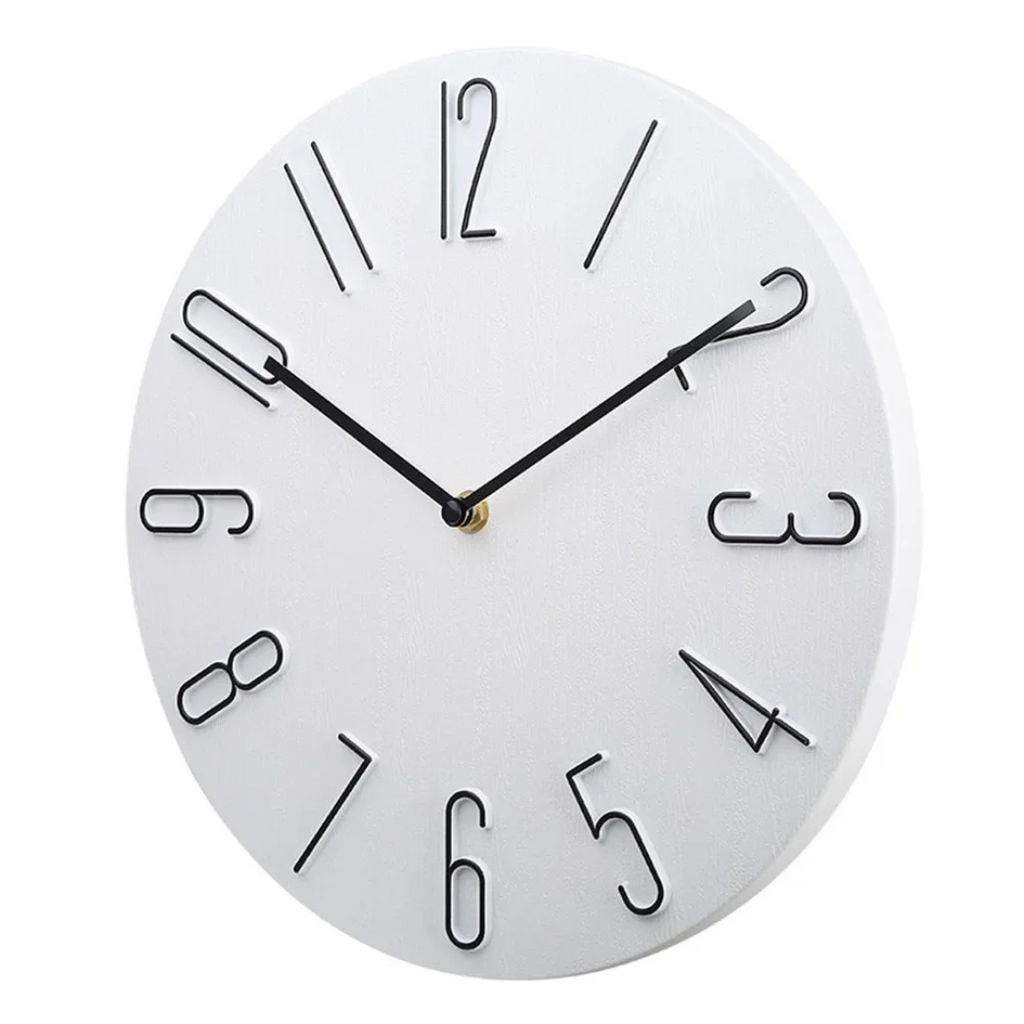 Large Black Wall Clock – Modern Minimalist Design with Silent Quartz Mechanism for Home Decor 2