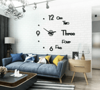 Large DIY Wall Clock Kit with Foam Numbers and Template - 90cm Diameter Home Decor 1