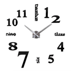 Large DIY Wall Clock with Customizable Foam Numbers – Modern Wall Clock Decor 90cm 1