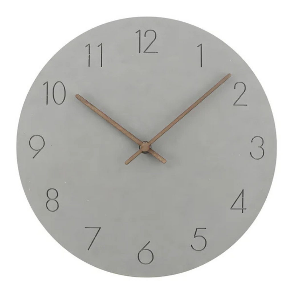 Large Minimalist Wooden Wall Clock – Quiet Modern Timepiece for Stylish Interiors 0