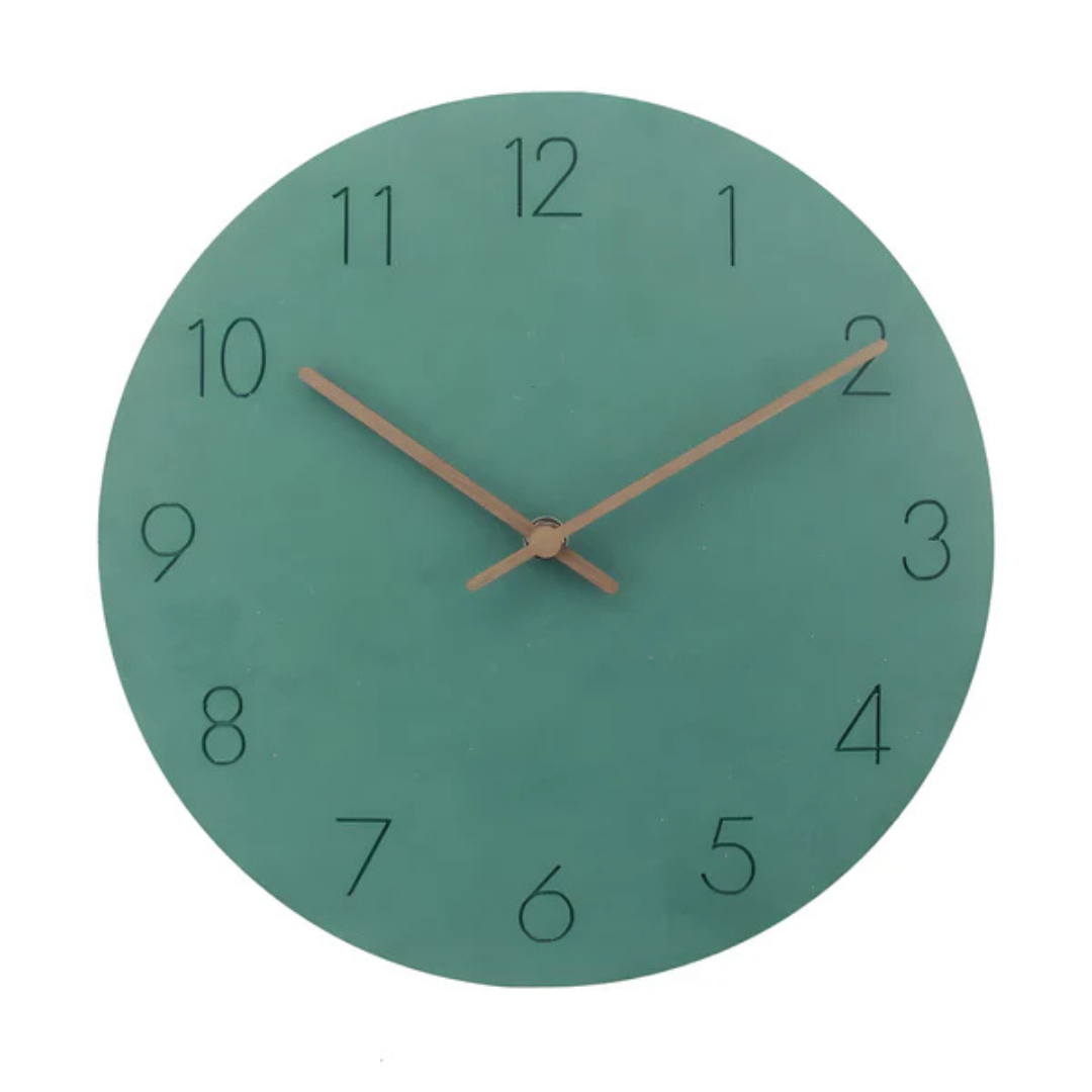 Large Minimalist Wooden Wall Clock – Quiet Modern Timepiece for Stylish Interiors 4