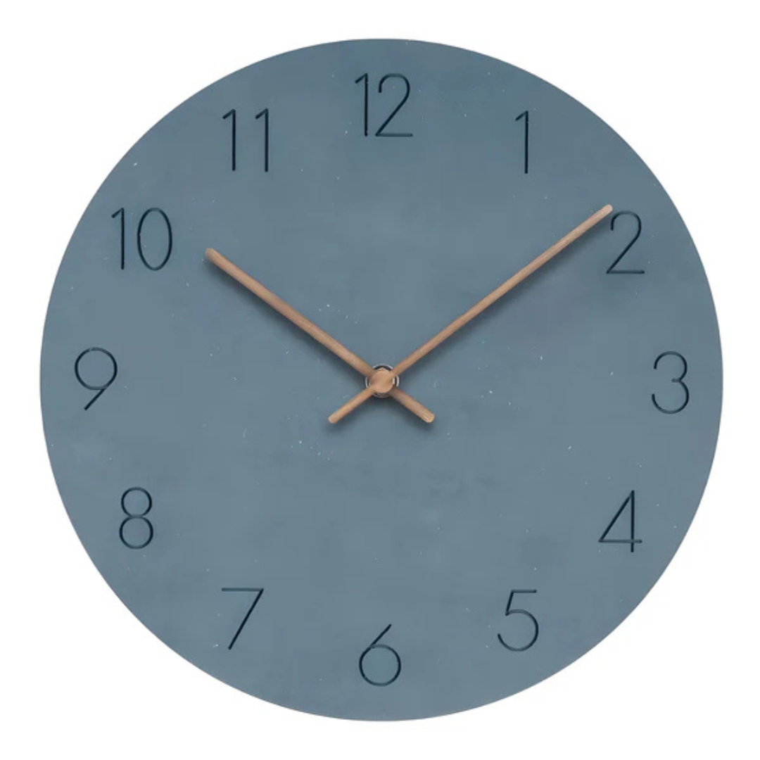 Large Minimalist Wooden Wall Clock – Quiet Modern Timepiece for Stylish Interiors 7