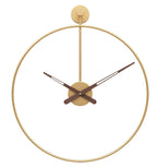 Large Modern Wall Clock 50cm – Elegant Black and Gold Wall Clock Decor 3