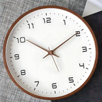 Large Modern Wooden Wall Clock – Stylish Minimalist Home Decor with Silent Movement 0