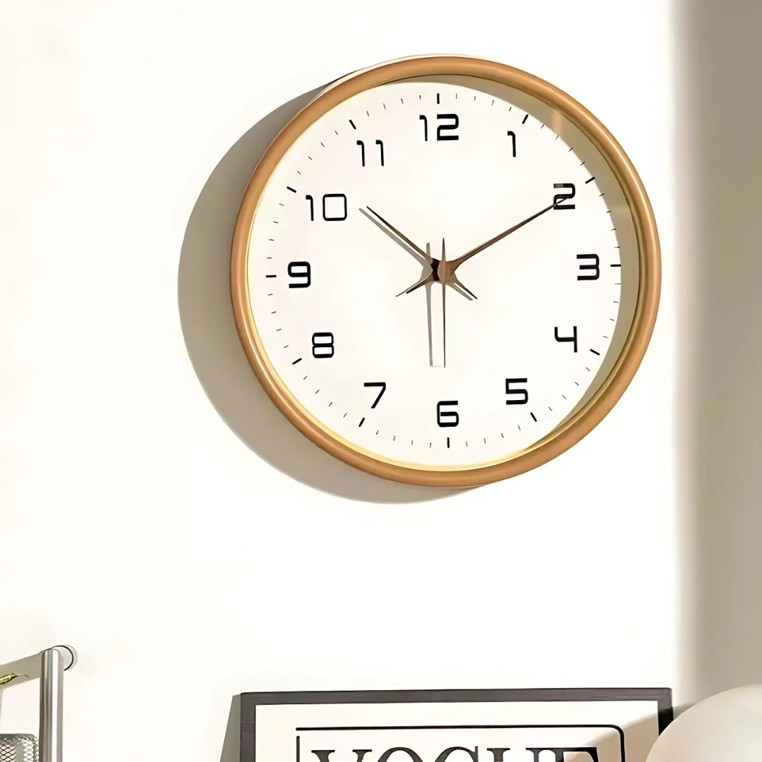 Large Modern Wooden Wall Clock – Stylish Minimalist Home Decor with Silent Movement 2