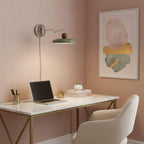Lola Plug-in Wall Light, Round Disk Design, Integrated LED, Indoor Sconce 3