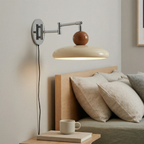Lola Plug-in Wall Light, Round Disk Design, Integrated LED, Indoor Sconce 97