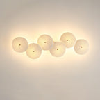 Lotus Petal Wall Light with Ceramic Petals and Metal Frame – Elegant Indoor Sconce 12