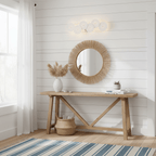 Lotus Petal Wall Light with Ceramic Petals and Metal Frame – Elegant Indoor Sconce 8