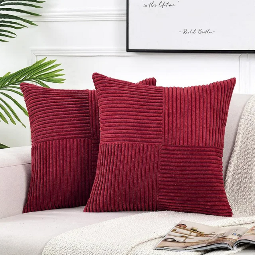 Luxe Decorative Cushion Cover 45x45 cm – Soft Plush Throw Pillow for Couch and Home Décor 2