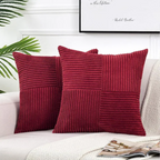 Luxe Decorative Cushion Cover 45x45 cm – Soft Plush Throw Pillow for Couch and Home Décor 2