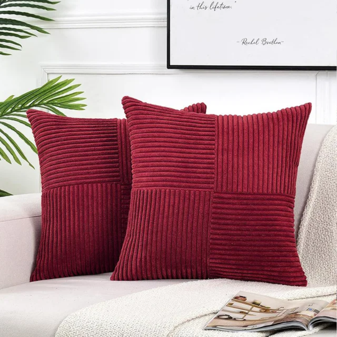 Luxe Decorative Cushion Cover 45x45 cm – Soft Plush Throw Pillow for Couch and Home Décor 2