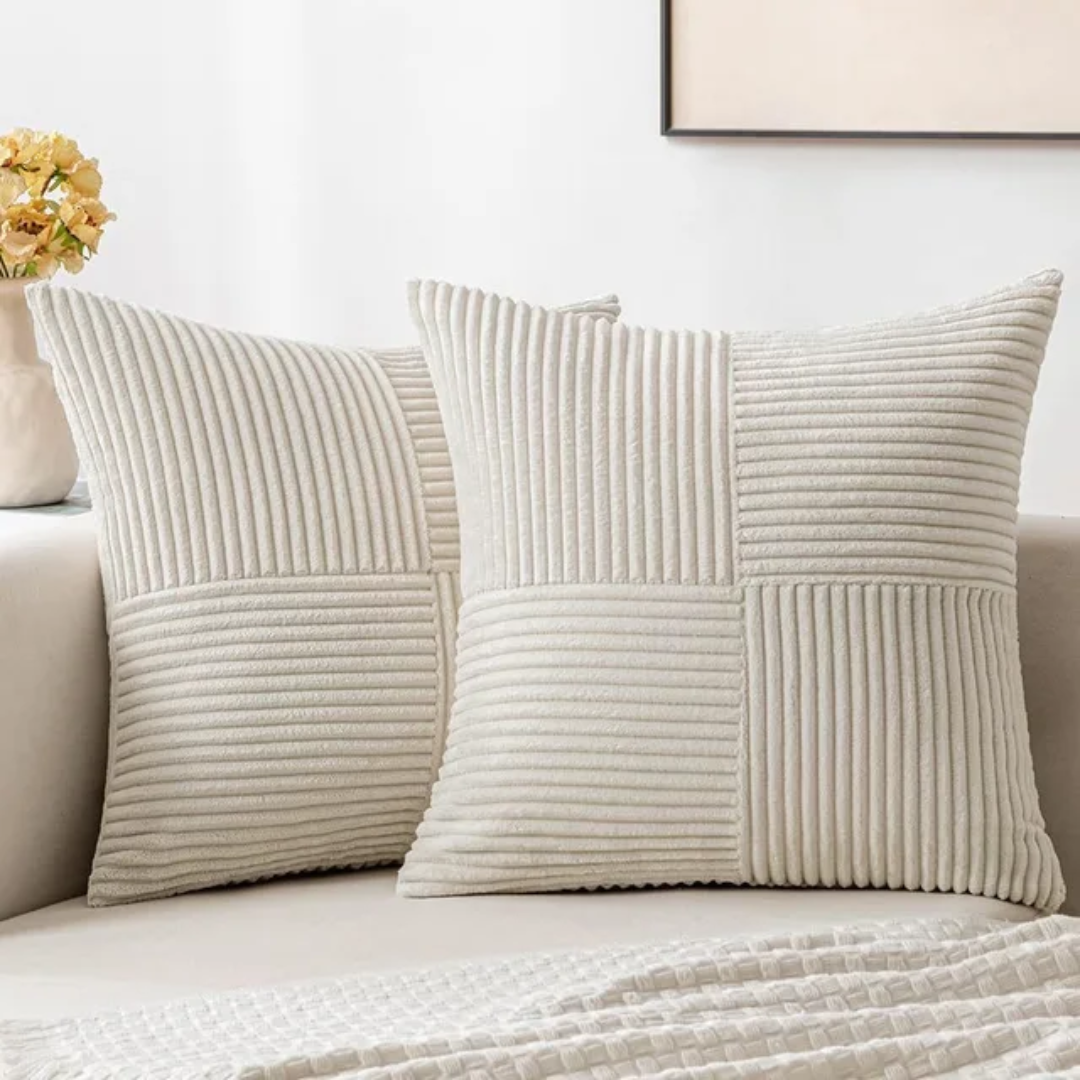Luxe Decorative Cushion Cover 45x45 cm – Soft Plush Throw Pillow for Couch and Home Décor 4