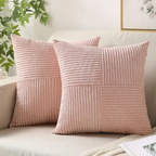 Luxe Decorative Cushion Cover 45x45 cm – Soft Plush Throw Pillow for Couch and Home Décor 9