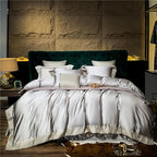 Luxury King Size Duvet Cover Set in 1200 Thread Count Egyptian Cotton 3
