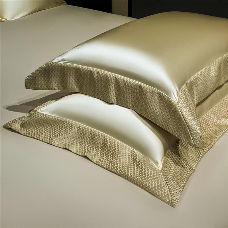 Luxury King Size Duvet Cover Set in 1200 Thread Count Egyptian Cotton 6