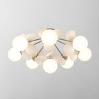 Mid-Century Ceiling Light Colorful Metal Acrylic Design 13