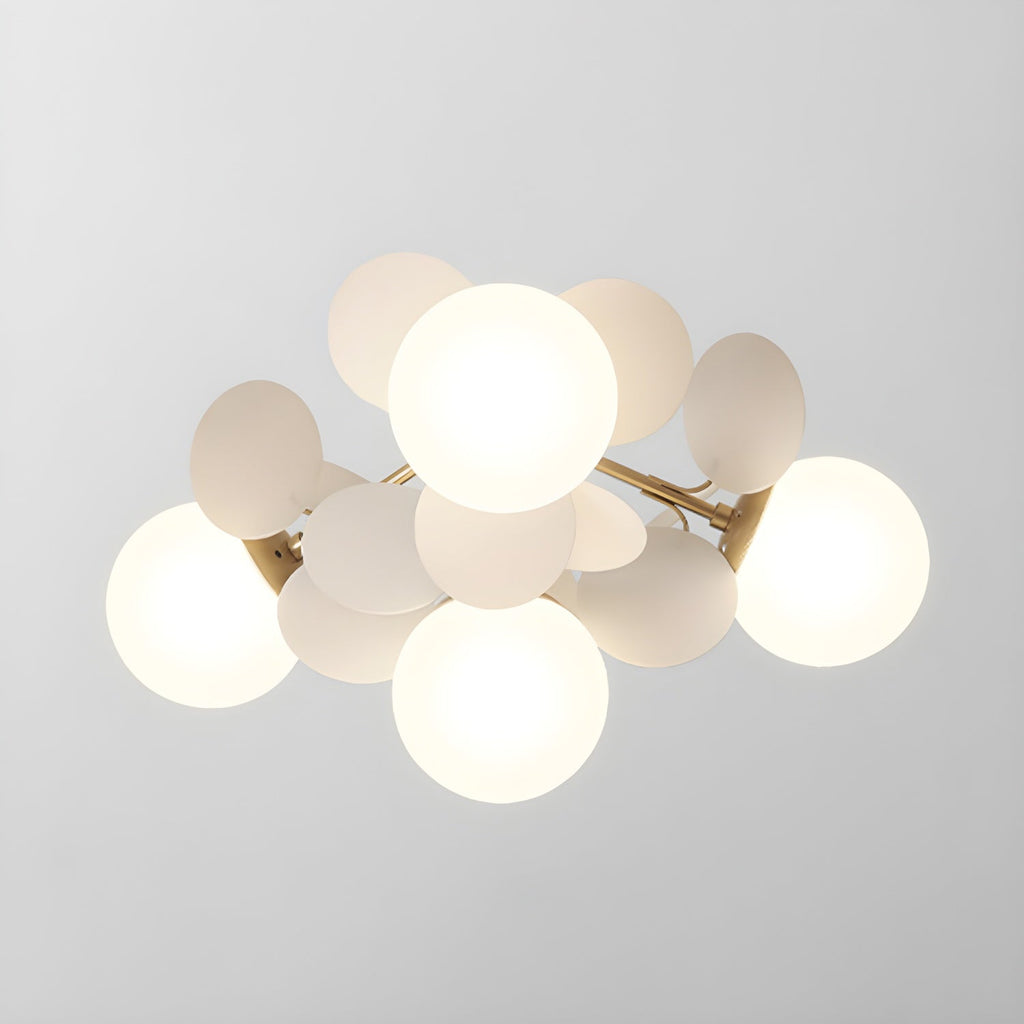 Mid-Century Ceiling Light Colorful Metal Acrylic Design 16