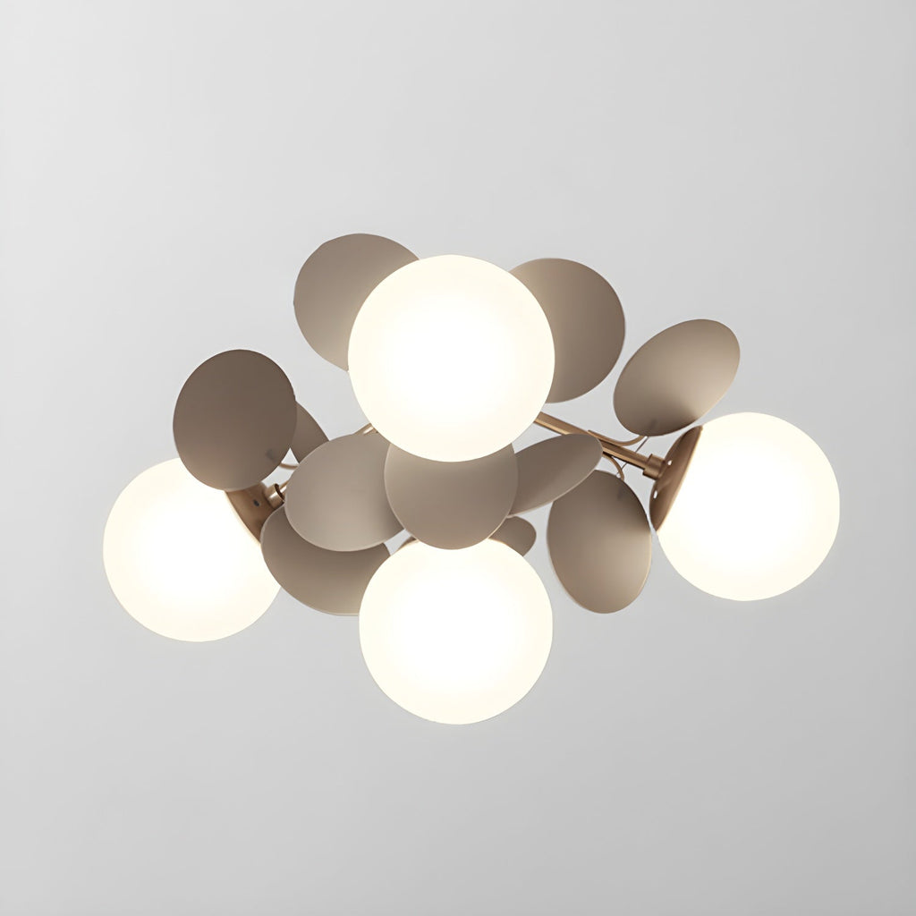 Mid-Century Ceiling Light Colorful Metal Acrylic Design 17