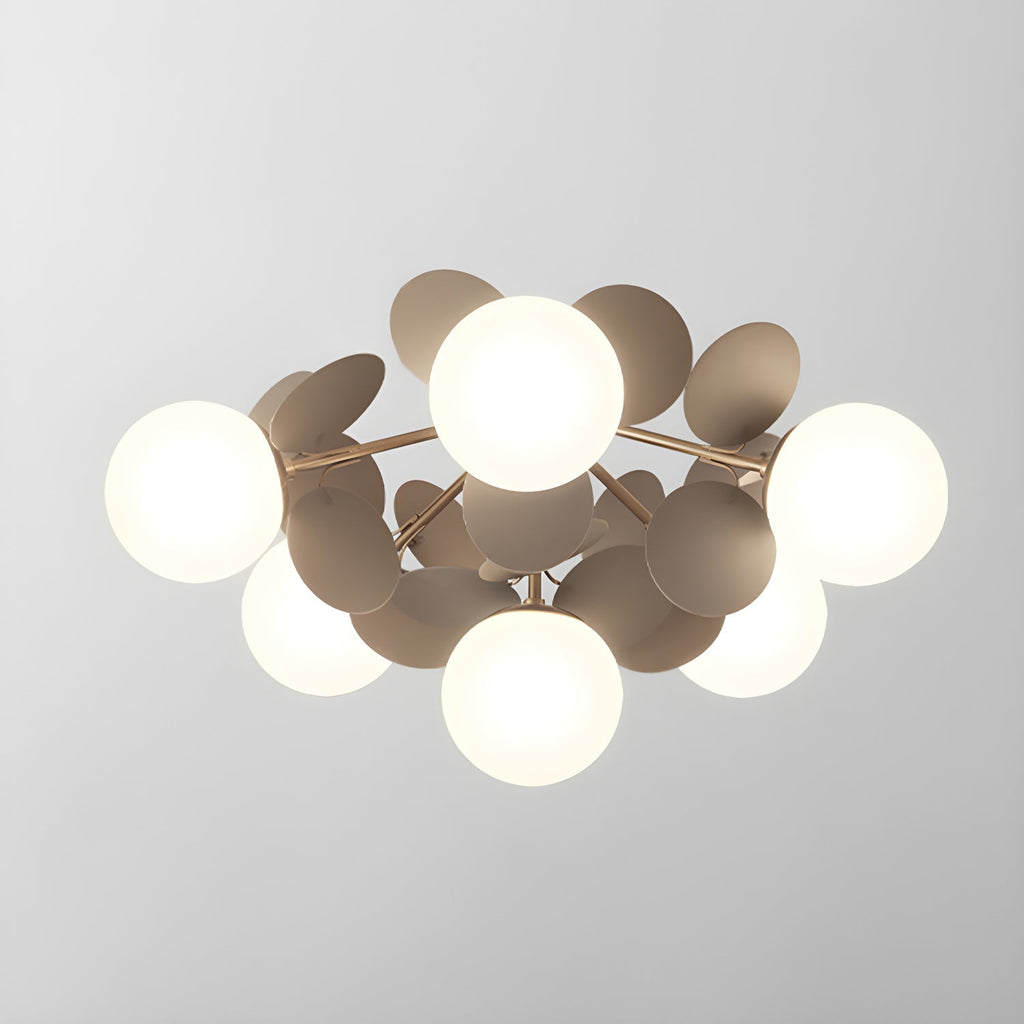 Mid-Century Ceiling Light Colorful Metal Acrylic Design 18