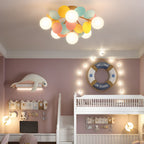 Mid-Century Ceiling Light Colorful Metal Acrylic Design 2