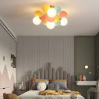 Mid-Century Ceiling Light Colorful Metal Acrylic Design 3