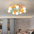 Mid-Century Ceiling Light Colorful Metal Acrylic Design 4