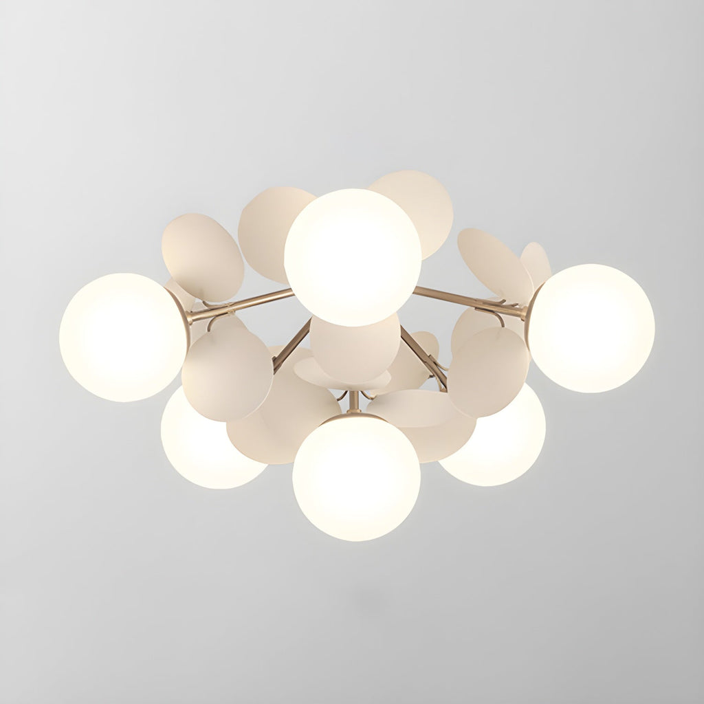 Mid-Century Ceiling Light Colorful Metal Acrylic Design 9