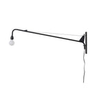 Minimalist Adjustable LED Wall Sconce Black Metal Finish 0