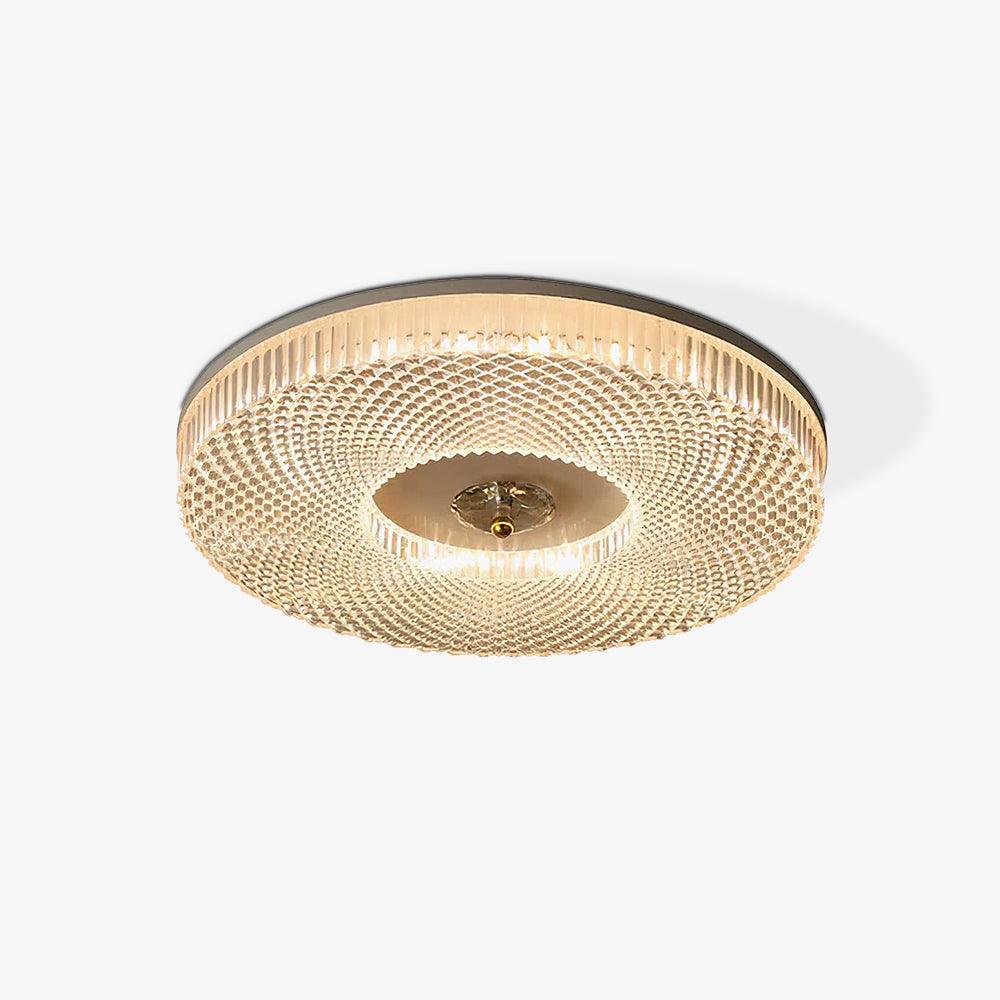 Minimalist Ceiling Light Integrated LED Opaque Acrylic 1