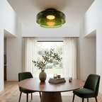 Minimalist Ceiling Light Integrated LED Smoked Glass  9995