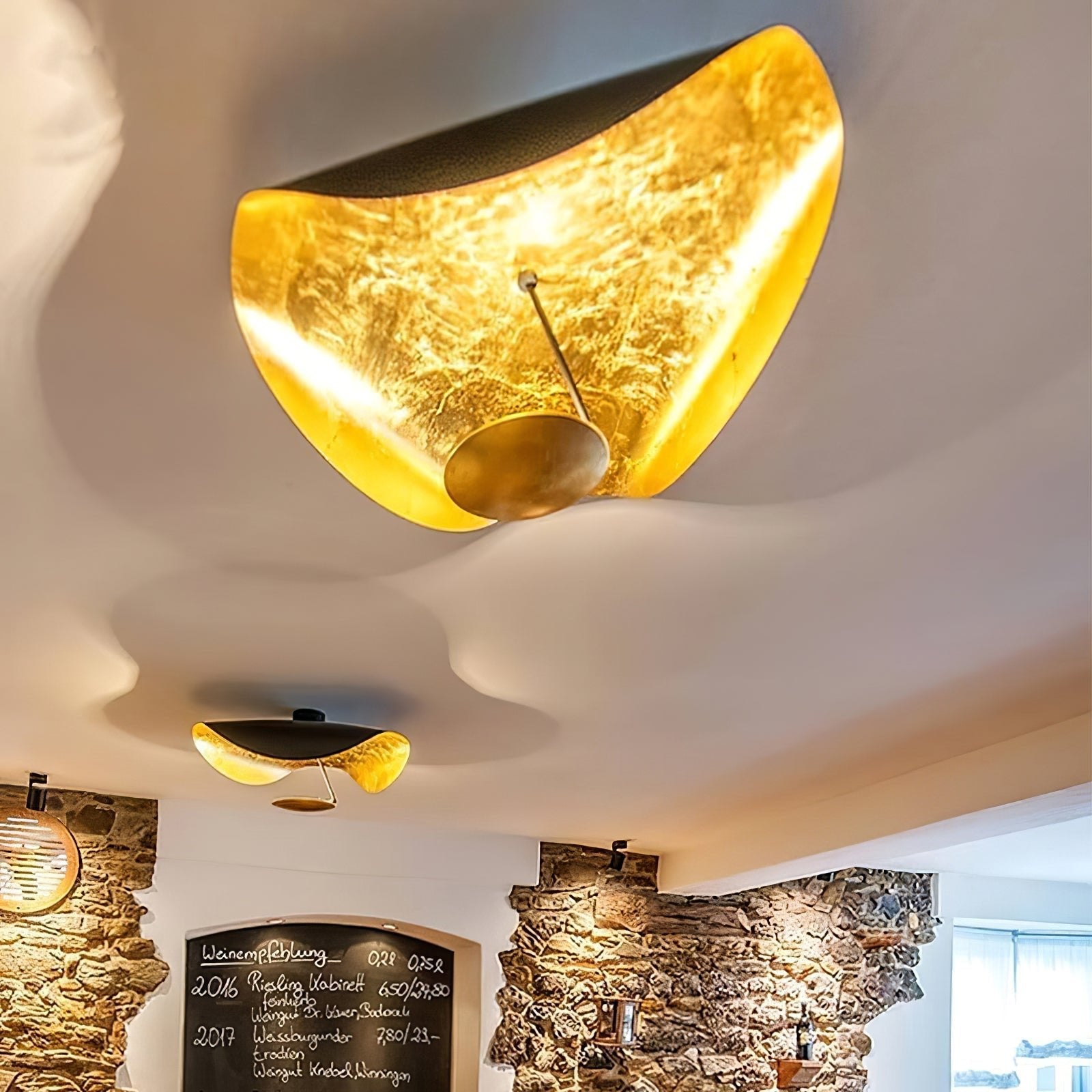 Minimalist Ceiling Light LED Adjustable Height Metal 2