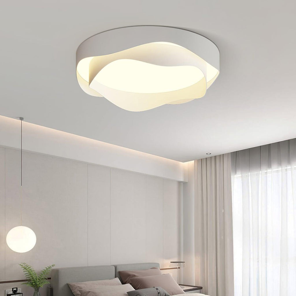 Minimalist Ceiling Light Metal Integrated LED Dimmable 2