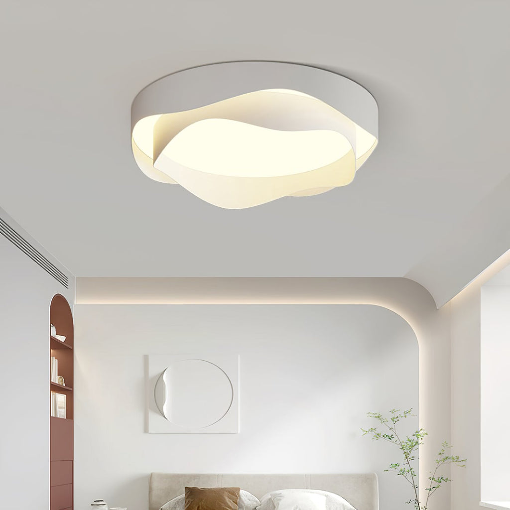 Minimalist Ceiling Light Metal Integrated LED Dimmable 6