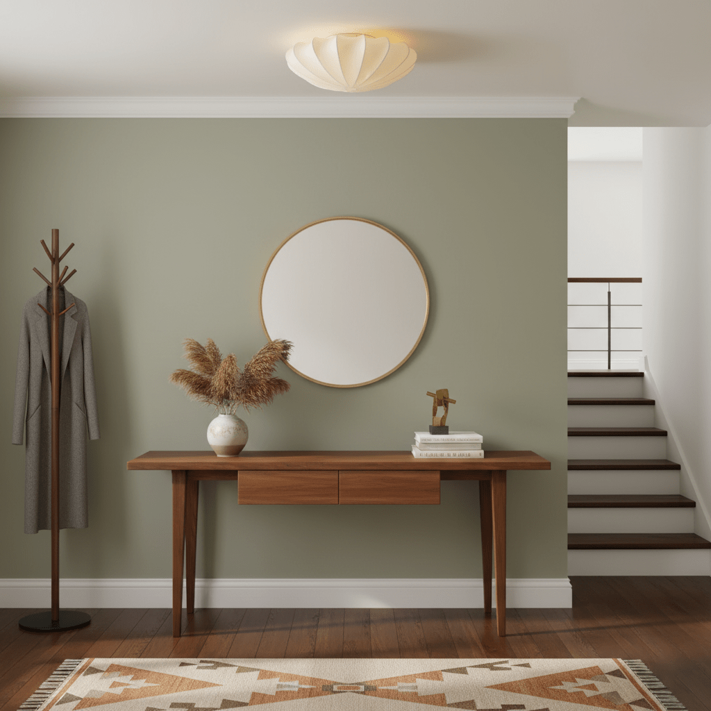 Minimalist Ceiling Light Steel Frame Elegant Silk Shade 8