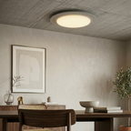 Minimalist Ceiling Light Yellow Travertine Solid Wood LED 98