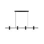 Minimalist Chandelier Black Travertine Copper Design 9