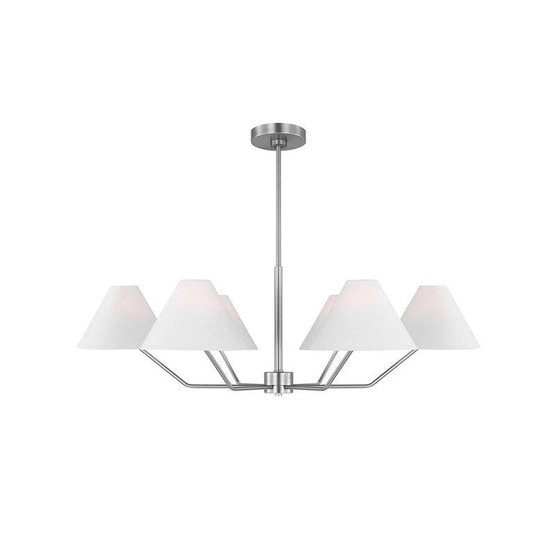 Minimalist Chandelier Brass Adjustable Modern Design 10