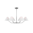 Minimalist Chandelier Brass Adjustable Modern Design 10