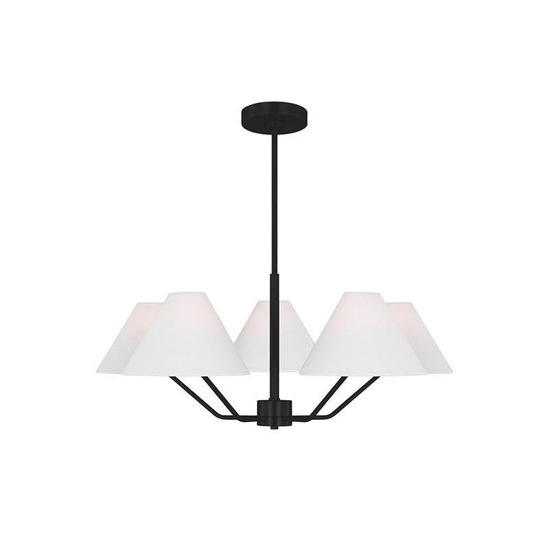 Minimalist Chandelier Brass Adjustable Modern Design 13