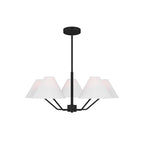 Minimalist Chandelier Brass Adjustable Modern Design 13