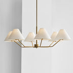 Minimalist Chandelier Brass Adjustable Modern Design 2