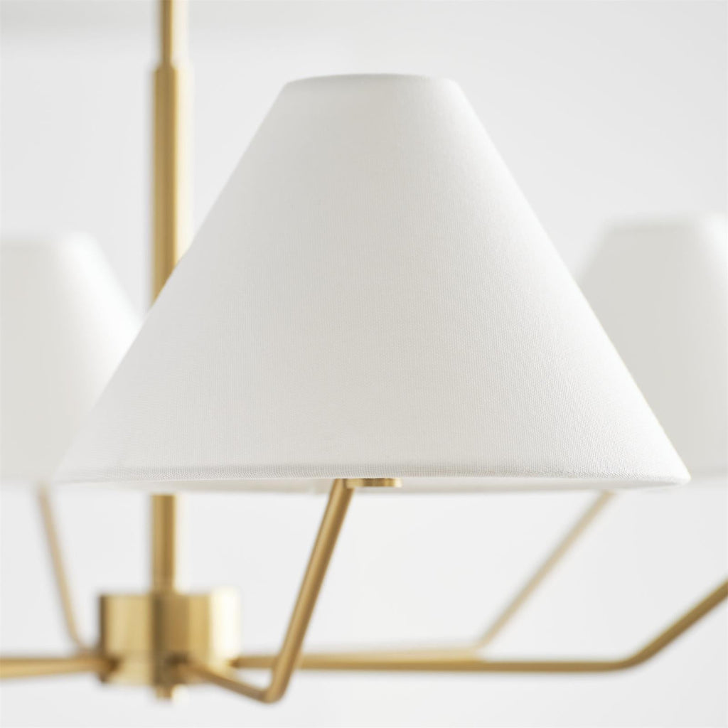 Minimalist Chandelier Brass Adjustable Modern Design 6
